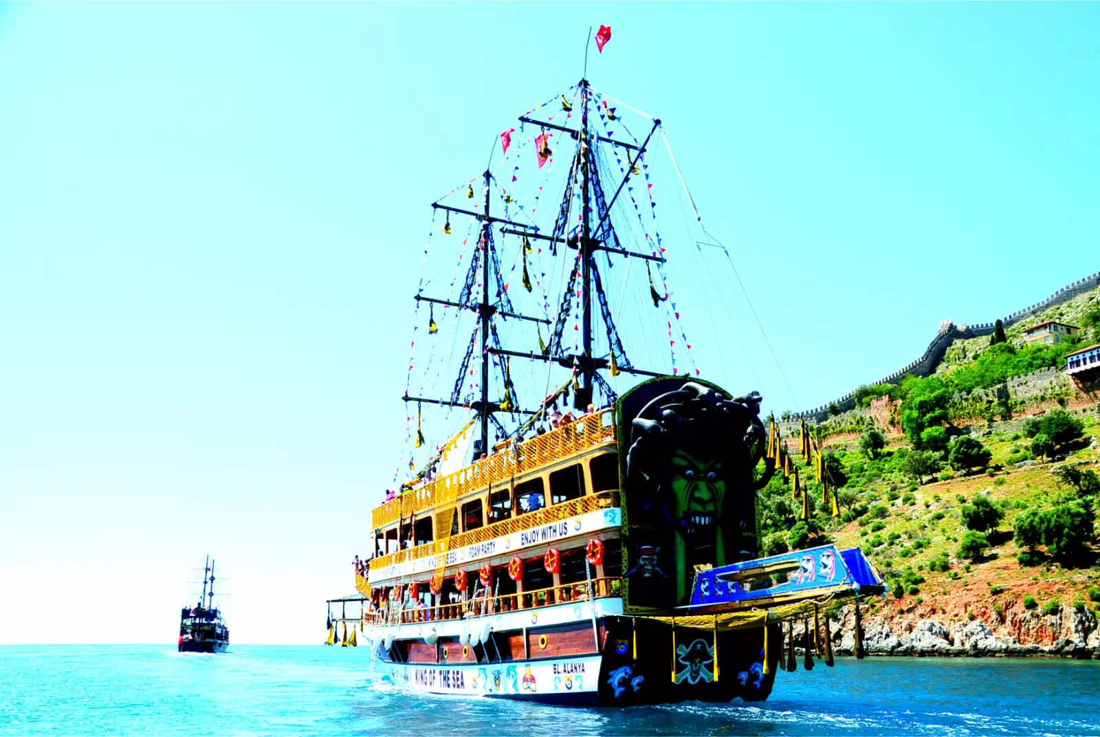 Пиратская экскурсия на лодке из Аланьи 2